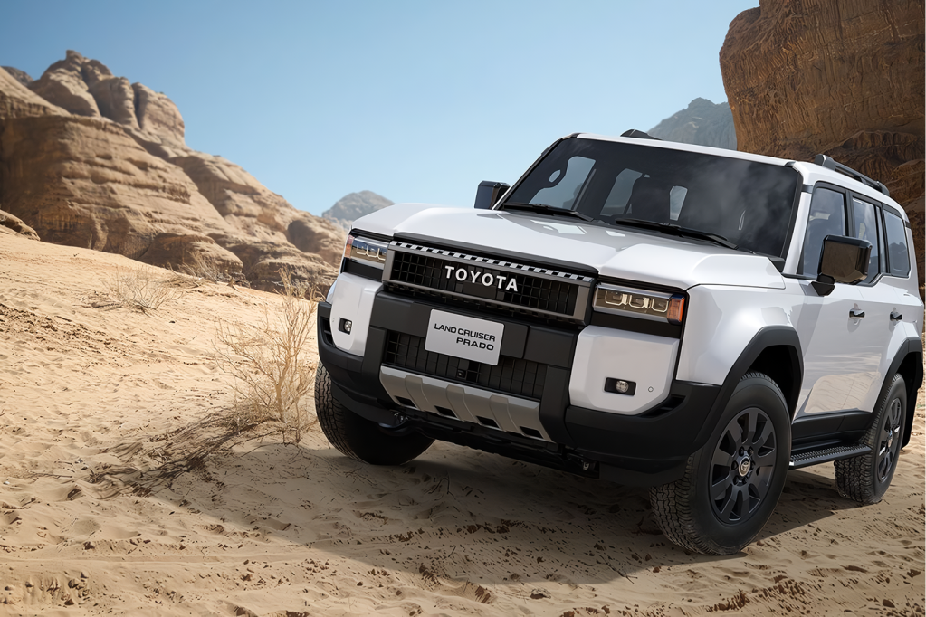 Automotive the beast is back 2024 toyota land cruiser prado tears into dubai modal